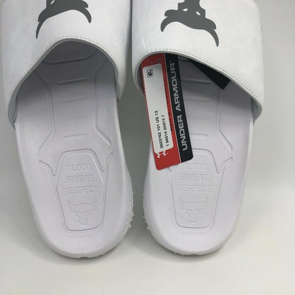 Under Armour Project Rock Slides Mens 13 & 15 - Picture 5 of 7